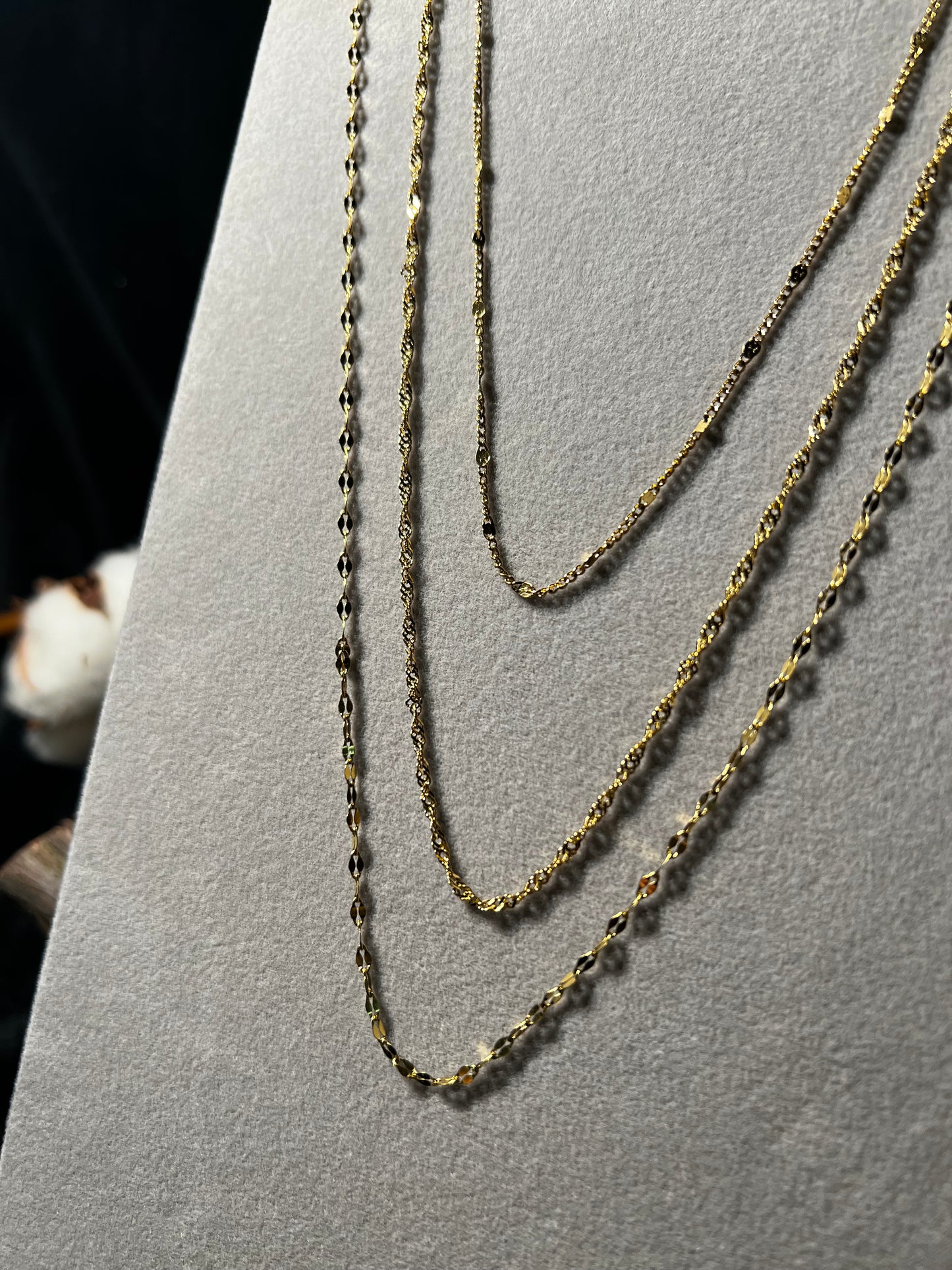 Whisper-thin Trio Necklace